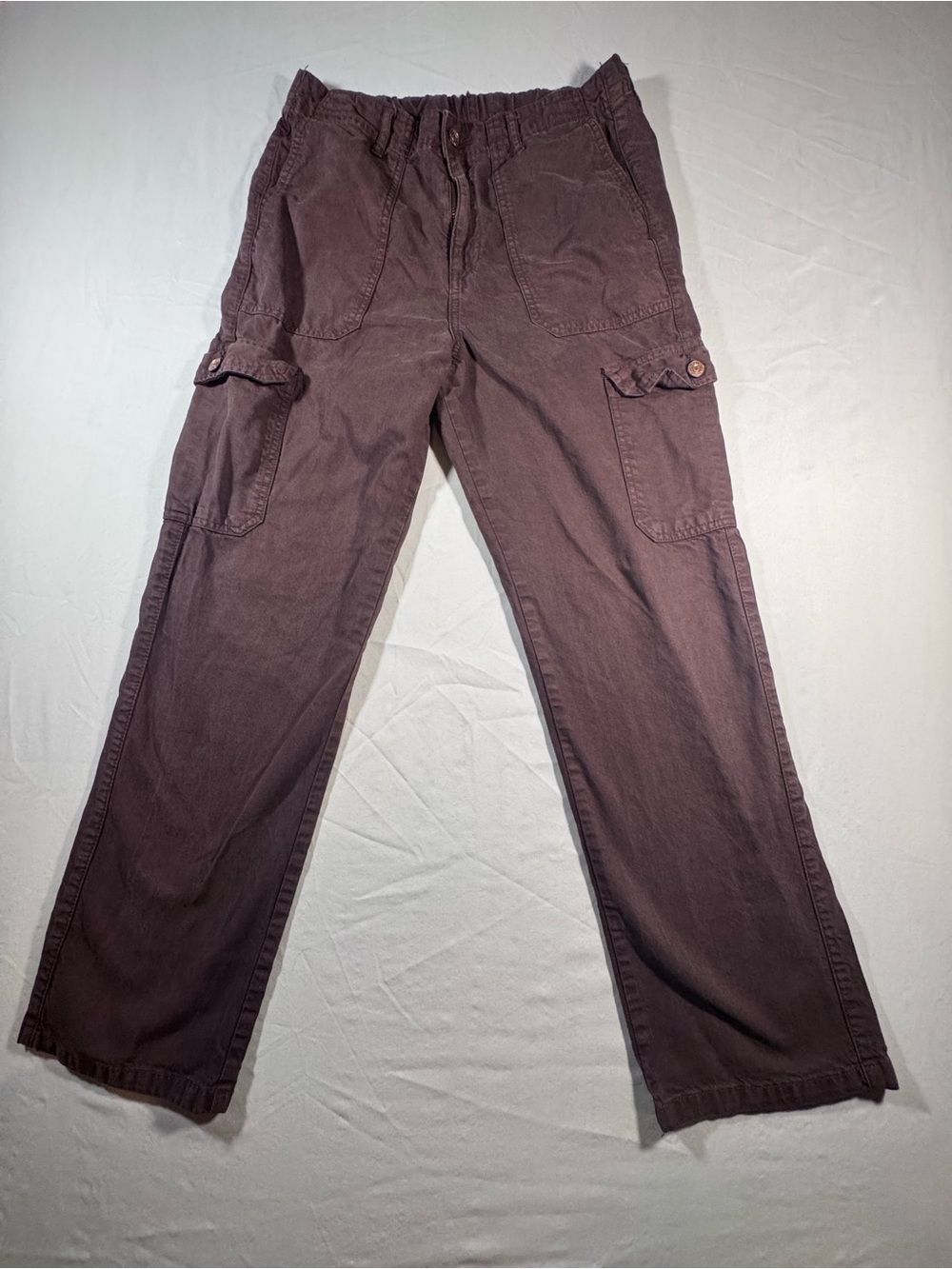 Women's Cargo Pants in Brown - Relaxed Fit